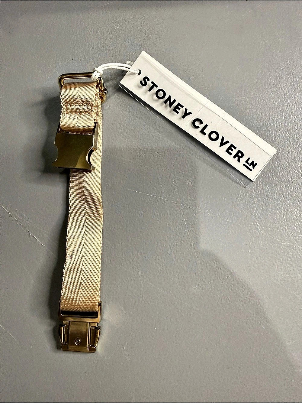 Stoney Clover Lane Gold Tote Stap